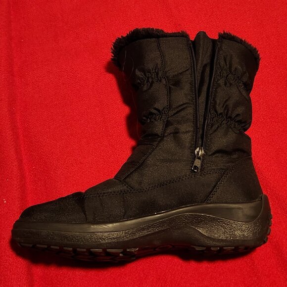 Ladies Antarctica black winter boot, size 8.5 - Picture 3 of 11